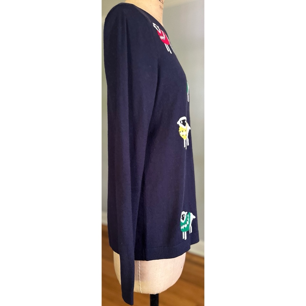 Talbots Sheep in Sweaters Novelty Print Sweater M - Picture 4 of 11